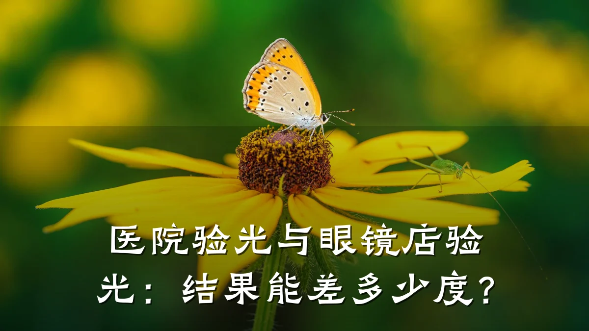 医院验光与眼镜店验光:结果能差多少度?