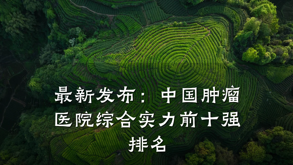 最新发布:中国肿瘤医院综合实力前十强排名