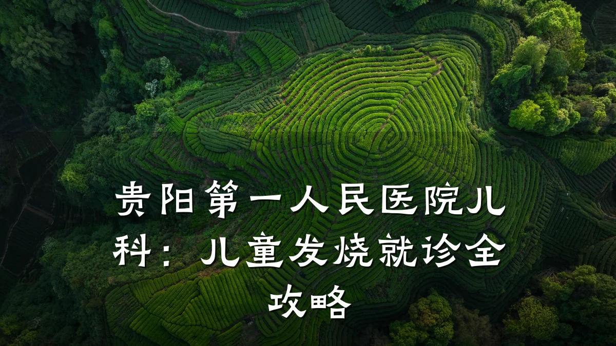 贵阳第一人民医院儿科：儿童发烧就诊全攻略