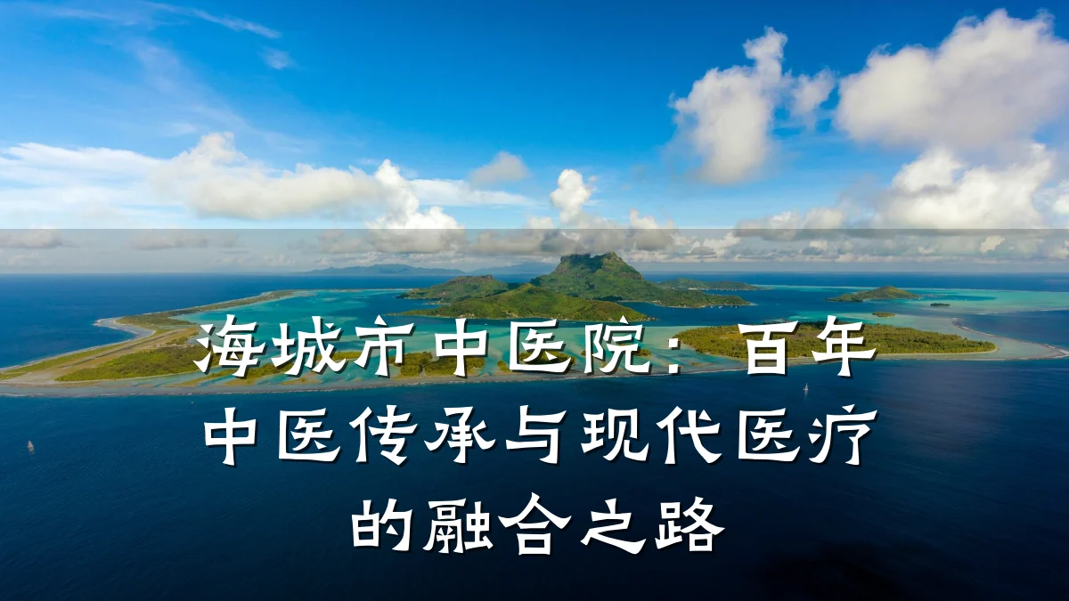 海城市中医院:百年中医传承与现代医疗的融合之路