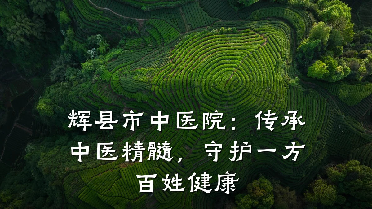 辉县市中医院:传承中医精髓,守护一方百姓健康