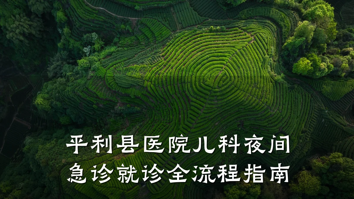 平利县医院儿科夜间急诊就诊全流程指南