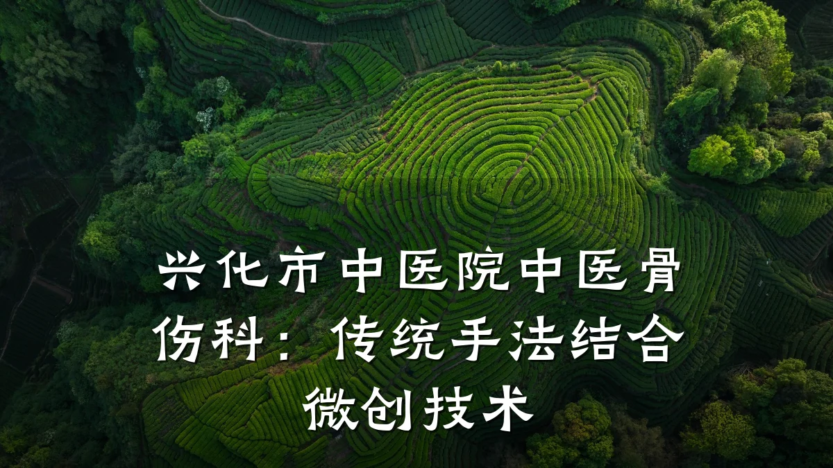 兴化市中医院中医骨伤科:传统手法结合微创技术