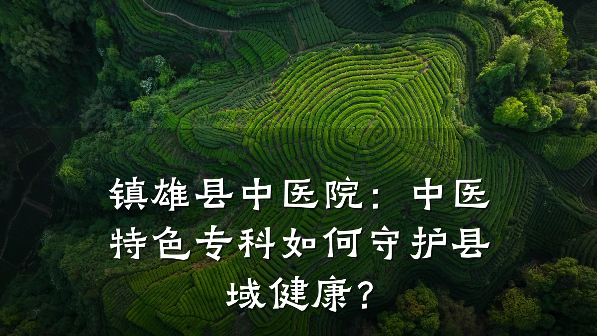 镇雄县中医院:中医特色专科如何守护县域健康?