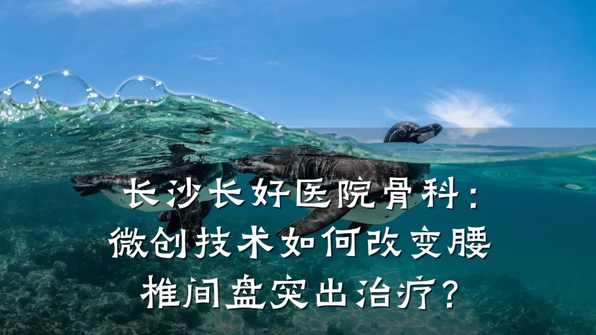 长沙长好医院骨科:微创技术如何改变腰椎间盘突出治疗?