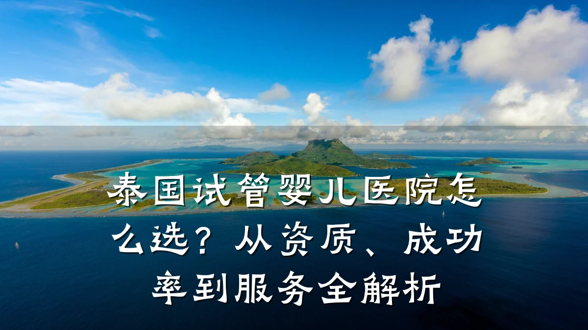 泰国试管婴儿医院怎么选?从资质、成功率到服务全解析