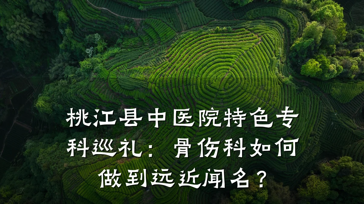 桃江县中医院特色专科巡礼:骨伤科如何做到远近闻名?
