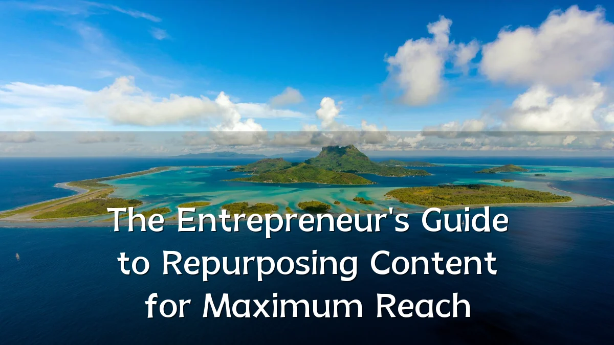 The Entrepreneur's Guide to Repurposing Content for Maximum Reach