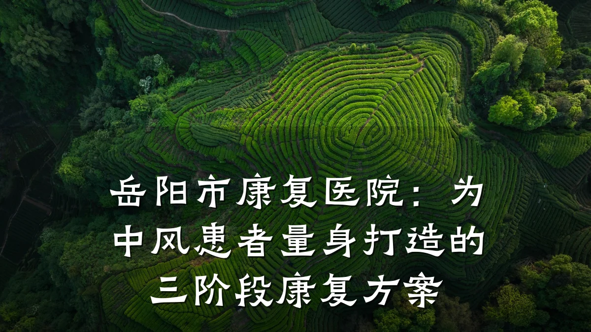 岳阳市康复医院:为中风患者量身打造的三阶段康复方案