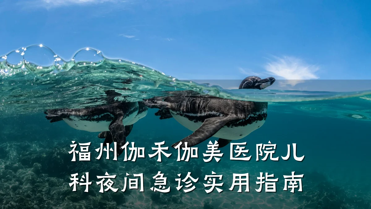 福州伽禾伽美医院儿科夜间急诊实用指南