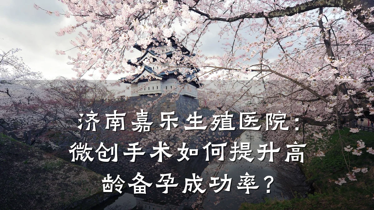 济南嘉乐生殖医院:微创手术如何提升高龄备孕成功率?