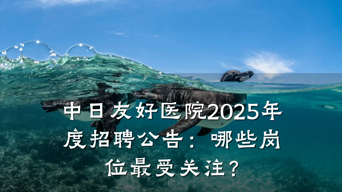 中日友好医院2025年度招聘公告:哪些岗位最受关注?