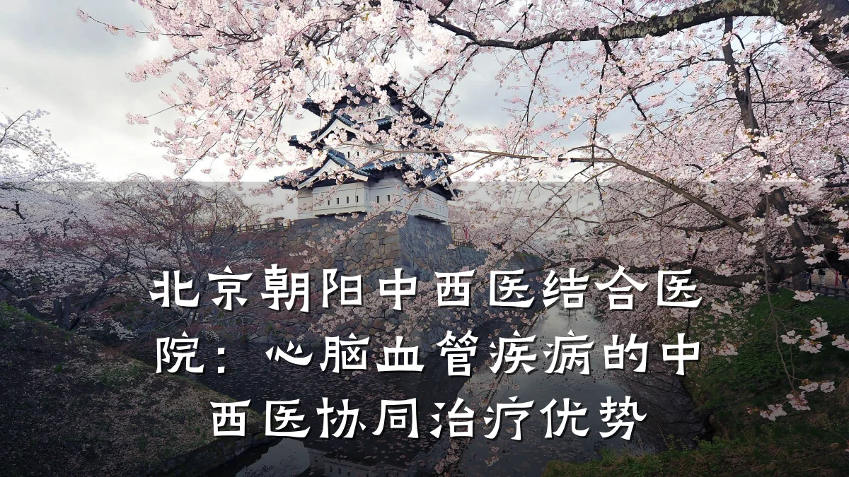 北京朝阳中西医结合医院：心脑血管疾病的中西医协同治疗优势