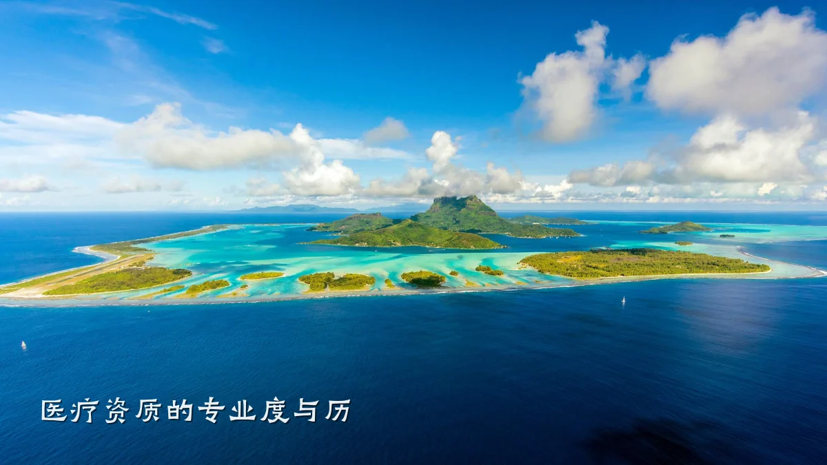 医疗资质的专业度与历