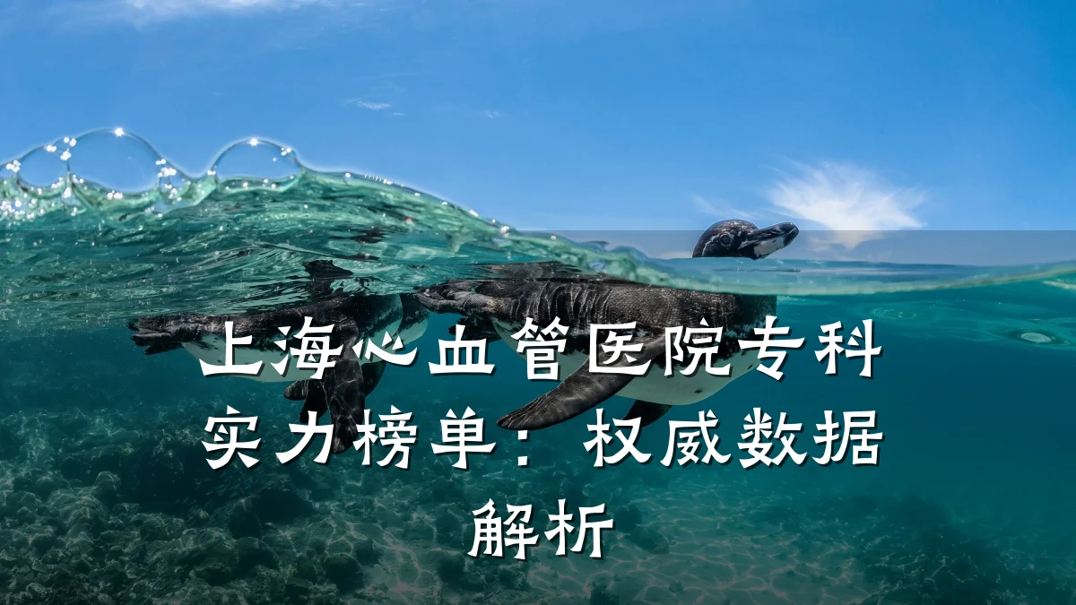 上海心血管医院专科实力榜单：权威数据解析