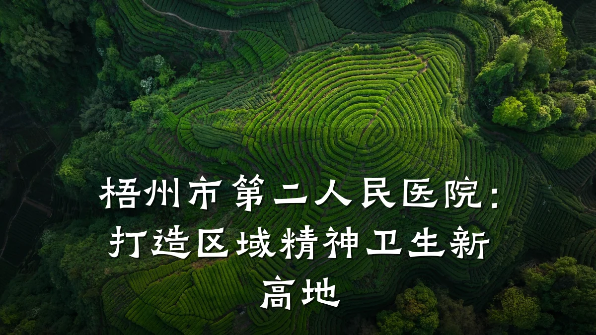 梧州市第二人民医院:打造区域精神卫生新高地