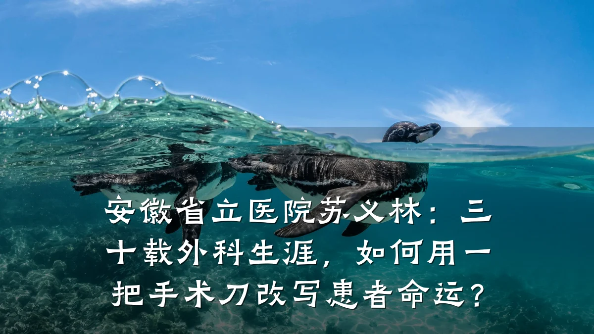 安徽省立医院苏义林:三十载外科生涯,如何用一把手术刀改写患者命运?