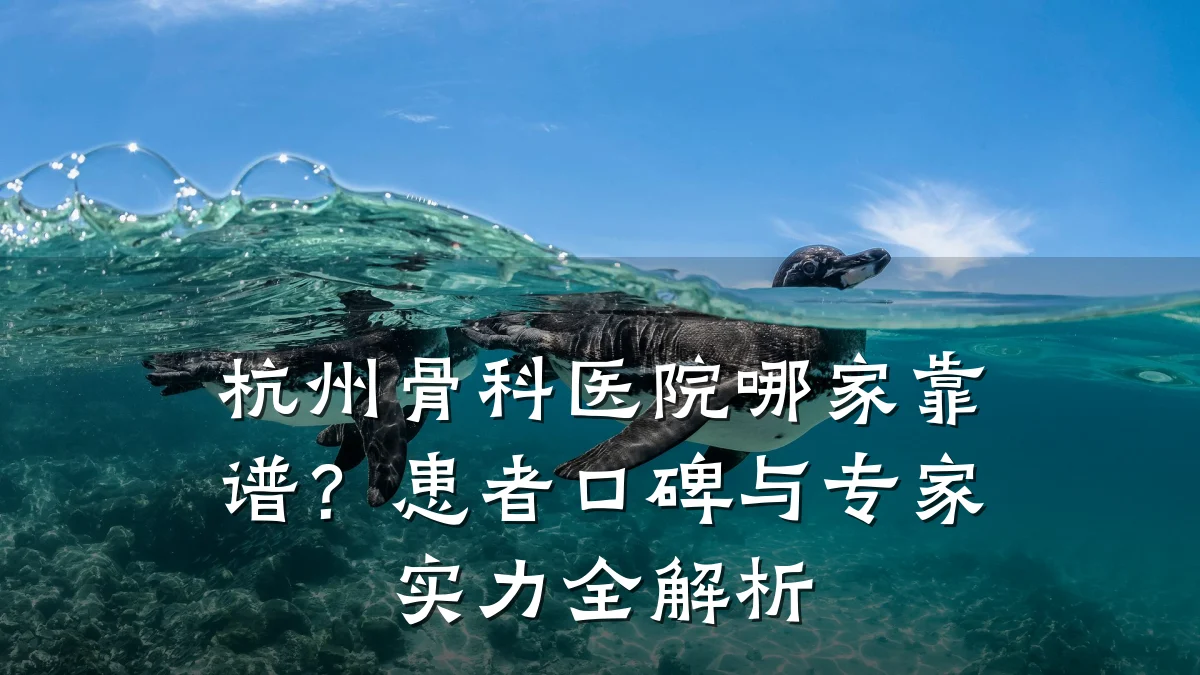 杭州骨科医院哪家靠谱?患者口碑与专家实力全解析