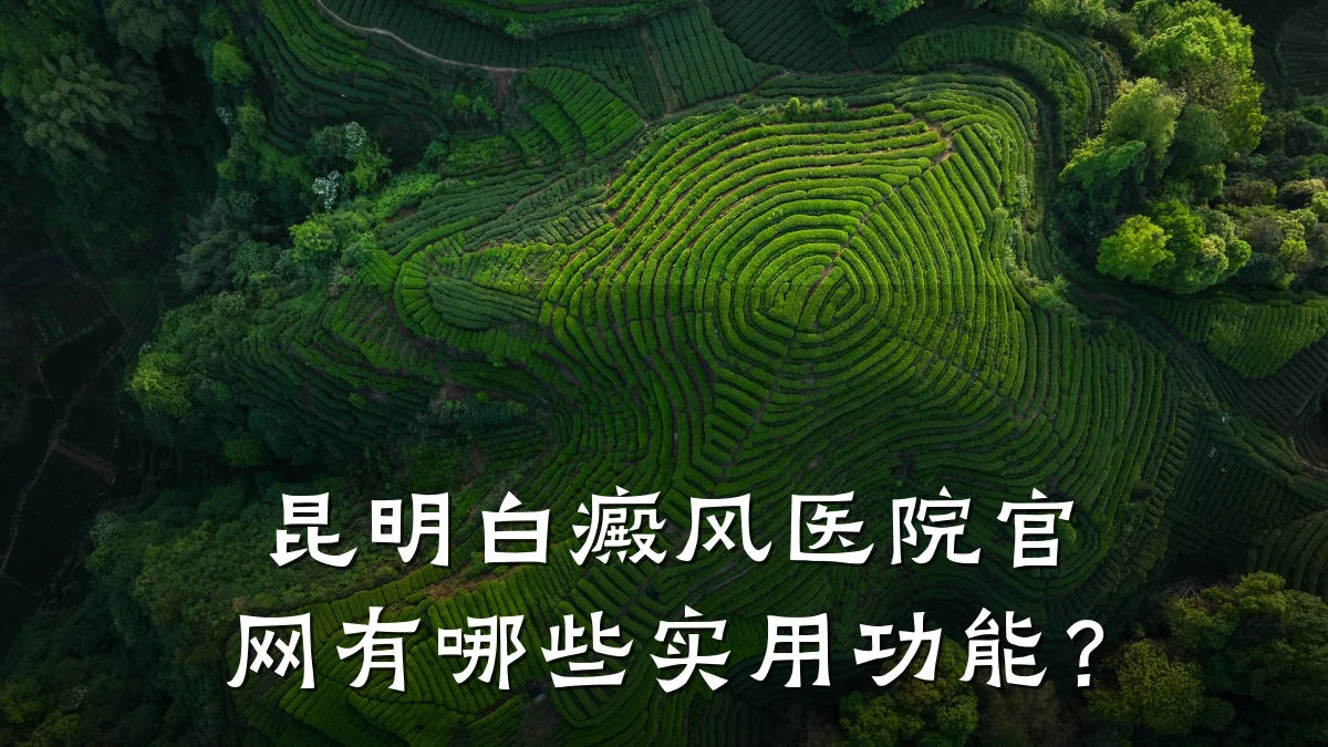 昆明白癜风医院官网有哪些实用功能?