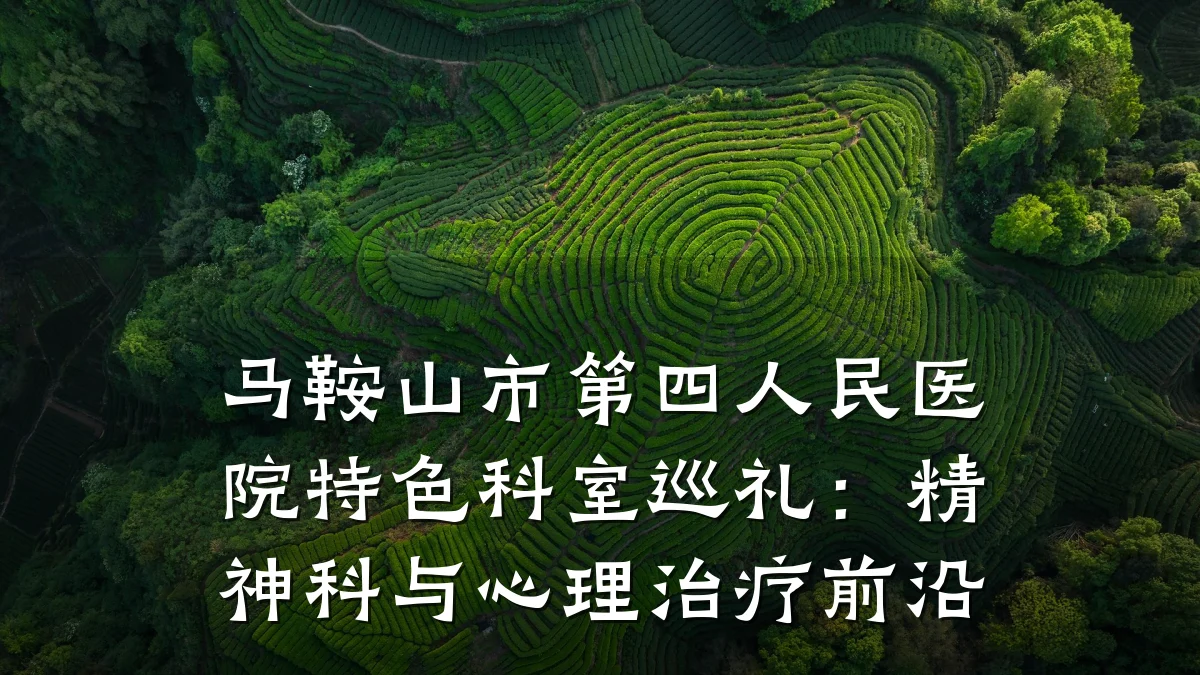 马鞍山市第四人民医院特色科室巡礼:精神科与心理治疗前沿