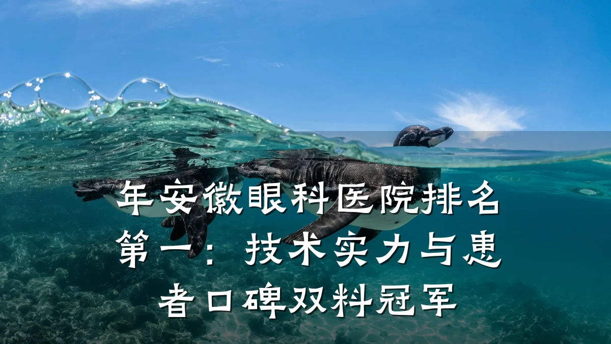 年安徽眼科医院排名第一:技术实力与患者口碑双料冠军