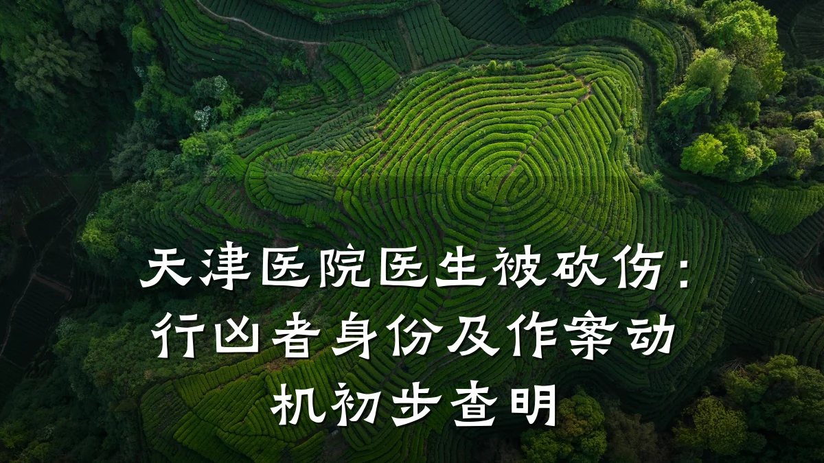 天津医院医生被砍伤：行凶者身份及作案动机初步查明