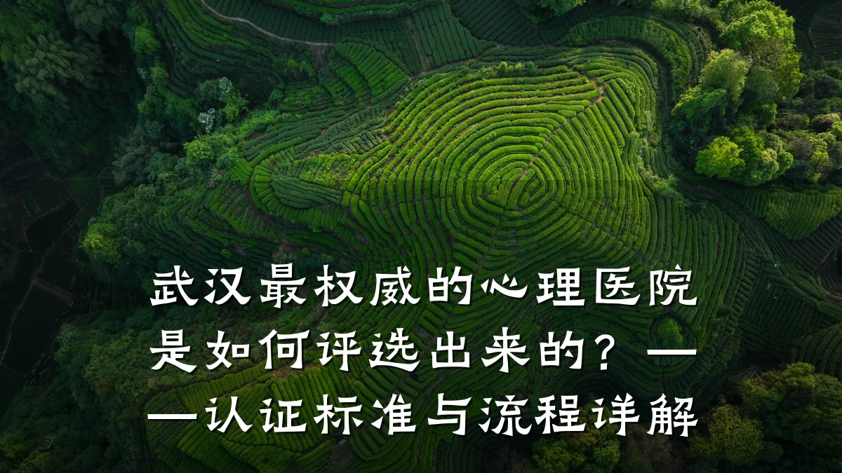 武汉最权威的心理医院是如何评选出来的?——认证标准与流程详解